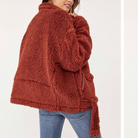 We the Free Free People So Cozy Slouchy Moto Jacket Size S - Picture 5 of 16